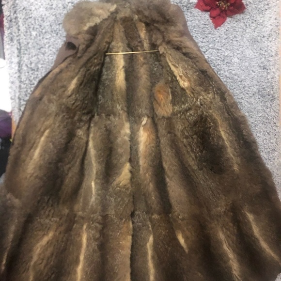 Super Warm Women’s Full Length Winter Tan Cost Lined with aFaux Fur - Picture 4 of 10